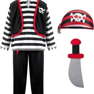 Kids Pirate Costume with Sword